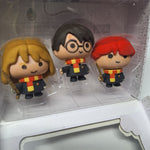 Harry Potter Figural Erasers Set Hermione Ron 3 Pack Collectible School Office