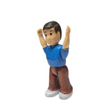 Keenway Dollhouse Father Figure Black Hair Blue Shirt Uncle Dad Male Man Play
