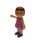 Keenway Dollhouse Figure Daughter Child Girl Toy Pretend Play Brown Hair