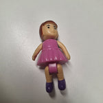 Keenway Dollhouse Figure Daughter Child Girl Toy Pretend Play Brown Hair