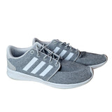 Adidas Cloudfoam Mens Sneakers Size 8.5 Gray Lightweight Breathable Running Shoe