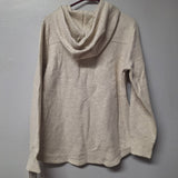 RBX Womens Quilted Full Zip Up Hoodie Large Cowl Neck