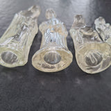 Vintage Clear Resin Nativity Figurines Set Of 5