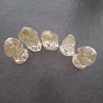 Vintage Clear Resin Nativity Figurines Set Of 5