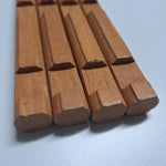 Lincoln Logs Replacement Parts Triple Notch Wooden Pieces Set of 4