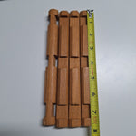 Lincoln Logs Replacement Parts Triple Notch Wooden Pieces Set of 4