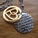 Believe For A Cure Two Tone Necklace By Alexas Angels