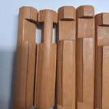 Lincoln Logs Double Notch Light Brown Wooden Building Blocks Set Of 6