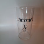 Drunk Monkey Drinking Glass Set Of 8 Vintage See Speak Hear Evil Wine Moonshine