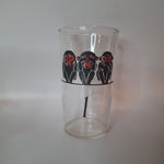 Drunk Monkey Drinking Glass Set Of 8 Vintage See Speak Hear Evil Wine Moonshine