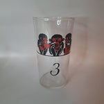 Drunk Monkey Drinking Glass Set Of 8 Vintage See Speak Hear Evil Wine Moonshine