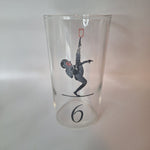 Drunk Monkey Drinking Glass Set Of 8 Vintage See Speak Hear Evil Wine Moonshine