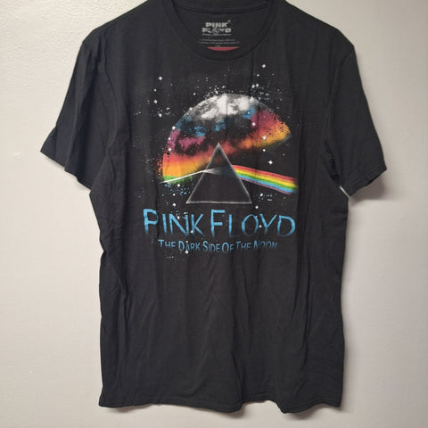 Pink Floyd Dark Side Of The Moon Tee Shirt Black Womens Large Rock Band Prism