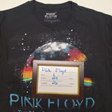 Pink Floyd Dark Side Of The Moon Tee Shirt Black Womens Large Rock Band Prism