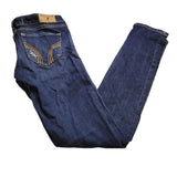 Hollister Distressed Blue Jeans Juniors Size 3R