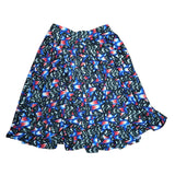 Lularoe Flowy Skirt Geometric Pockets Multi-colored Womens Size XS