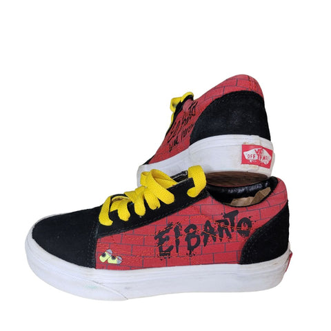 VANS Simpsons El Barto Kids Childrens Boys Shoes US Size 1