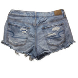 American Eagle Outfitters Distressed Cuttoff Button Fly Jean Shorts Womens 6