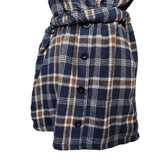 Boohoo Flannel Jumper Paperbag Waist Pullover Womens 10