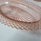 Anchor Hocking Pink Glass Miss America 10 Inch Dish Depression Platter