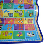 Learning Mat Touch Alphabet Number Letters Baby Toddler Educational