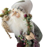 Holiday Elements Woodland Elf Santa Wizard 12 In Tall Nature