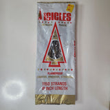 Icicles Tinsel Strands Christmas Plastic Vintage Silver Bright Shiny Winter Decorations