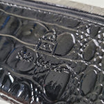 Unbranded Black Shiny Wallet Dividers Pockets Clutch Snap Keep Safe Coupons