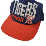 General Merchandise Detroit Tigers Hat Baseball Cap Blue Orange Adult One Size Snap