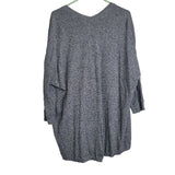 Port Authority Cardigan Rounded Open Front Heathered Gray Womens Medium