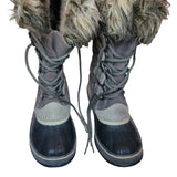 Sorel Waterproof NL1540051 Winter Boot Gray Joan Arctic Removable Liner Women 7.5