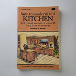 How to Modernize a Kitchen 1980 Donald Brann Build Plan Scale Cabinets Furniture