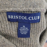 Bristol Club Tan Pullover Sweater Mens XL