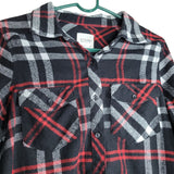 Ci Sono Plaid Collection Button Down Shirt Red White Blue Womens Large