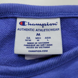 Champion Crewneck Sweatshirt Cropped Drawstring Waist Blue Womens Size Medium