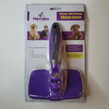 Hertzko Self Cleaning Slicker Brush Dogs Cats Purple Ouchless All Hair Types Strong Puppy