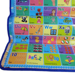 Learning Mat Touch Alphabet Number Letters Baby Toddler Educational