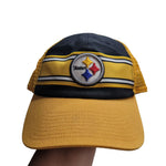 NFL Pittsburg Steelers Trucker Hat Ball Cap Yellow Snapback Pennsylvania Football Fans Merchandise