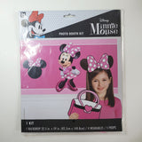 Disney Minnie Mouse Photo Booth Kit Backdrop Props Wearables Girl Party Fun