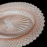 Anchor Hocking Pink Glass Miss America 10 Inch Dish Depression Platter