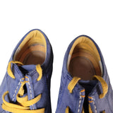 Ecco Mind Blue Yellow Mens EU Size 43 US 9.5 Shoes Laces Leather