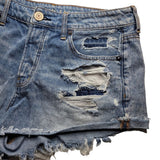 American Eagle Outfitters Distressed Cuttoff Button Fly Jean Shorts Womens 6