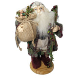 Holiday Elements Woodland Elf Santa Wizard 12 In Tall Nature