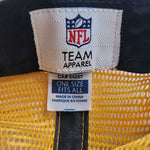 NFL Pittsburg Steelers Trucker Hat Ball Cap Yellow Snapback Pennsylvania Football Fans Merchandise