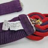 Kandell& Marcus Y2K stretchy Belt Purple Red Womens Size Small