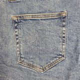 Denim Blue Jean Skirt Pockets Size 14